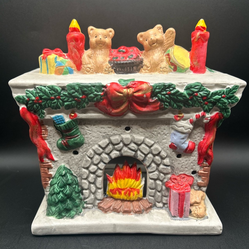 Vintage Christmas Gift Collection Porcelain Candle Holder - Picture 2 of 9